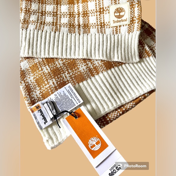 Timberland NWT Unisex Winter soft plaid scarf - Picture 12 of 12